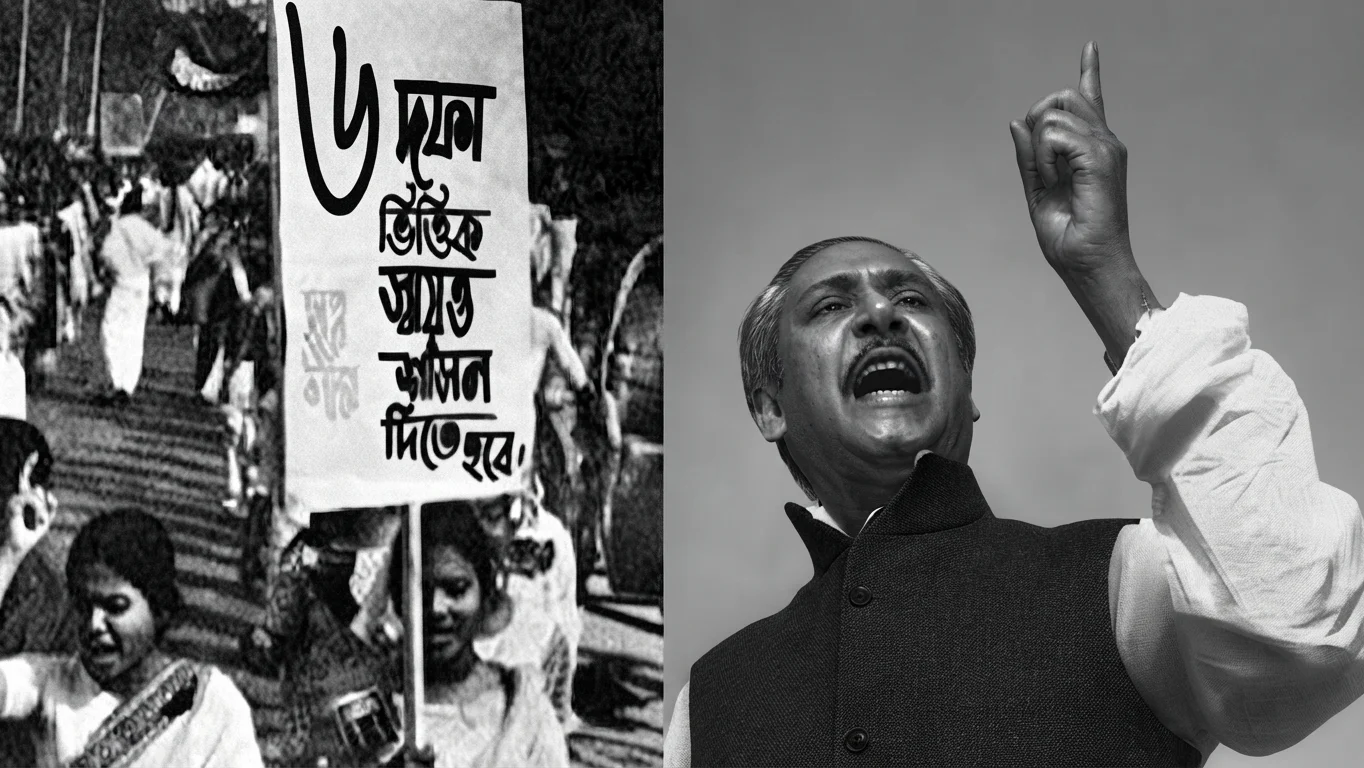 বঙ্গবন্ধুর ছয় দফা দাবি